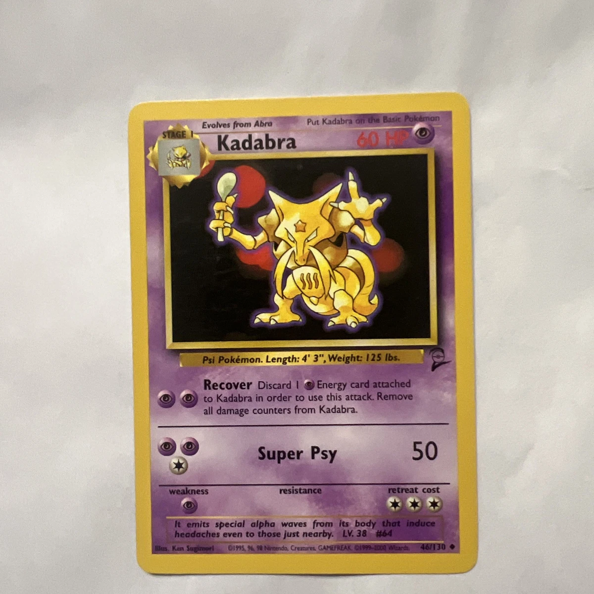 Kadabra 046/130 Base Set 2 for sale | eBay