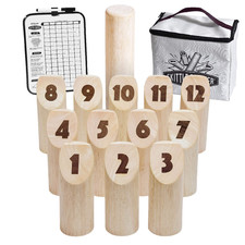 Gosports Skittle Scatter Numbered Block Toss Game Scoreboard And Tote Bag Ss-01
