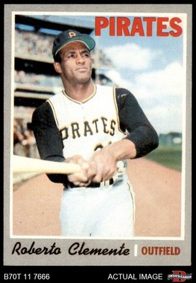 1970 Topps #350 Roberto Clemente Pirates HOF 7 - NM