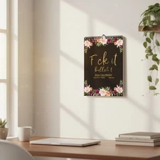 Humor Wall Calendar 2026 Tired Women Funny Sayings 11x8 Home Office Gift