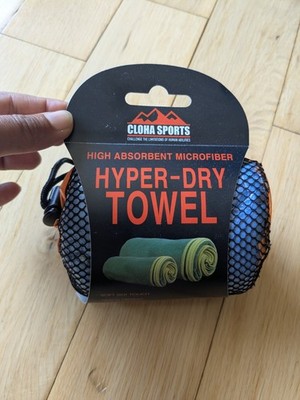 Hyper Dry Camping Towel Large 60 x 120 cm Light, Absorbent, Quick Dry, Silk Soft