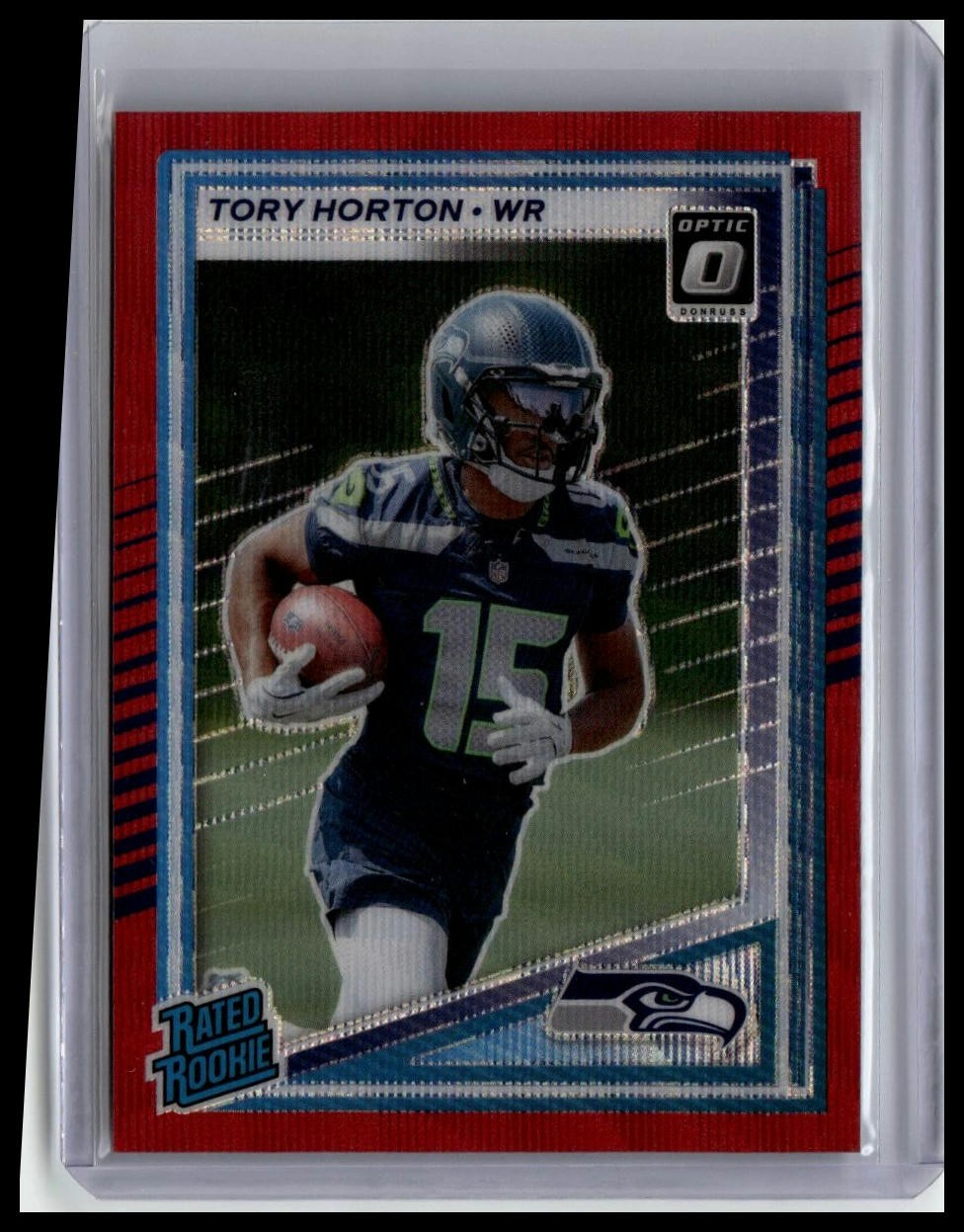 2025 Donruss #388 Tory Horton Optic Rated Rookies Preview Red Wave