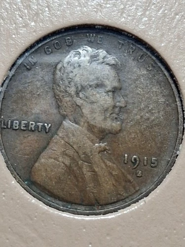 1915-S LINCOLN CENT. FINE CONDITION. KEY DATE.