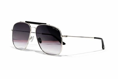 Tom Ford Sunglasses Connor 02 TF557 Silver/Gray With Case New