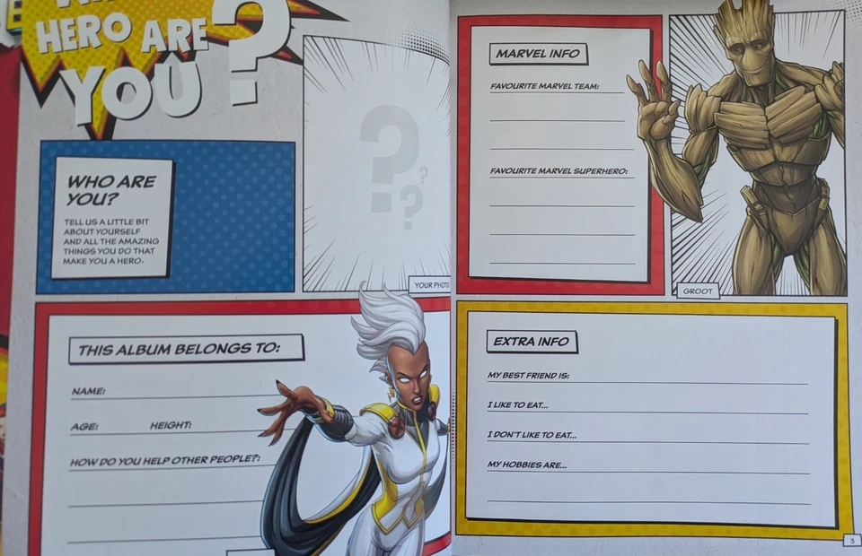 Loblaw Universe-Marvel Be a Hero Stickers Album Completed-Like New Condition - Image 4 of 4