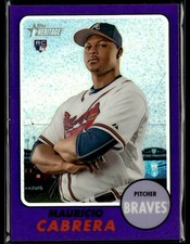 2017 Topps Heritage #THC-556 Mauricio Cabrera Chrome Purple Refractor Card 0903I
