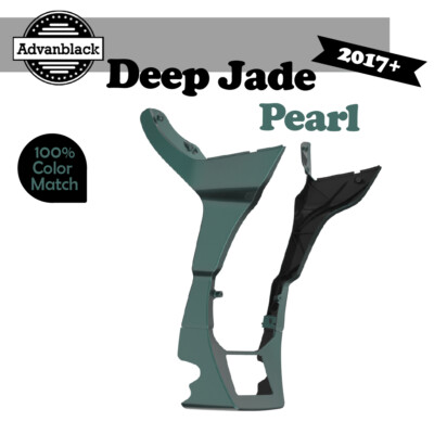 Advanblack Fairing Spoiler Kit Fits for 2017+ Harley Road Glide DEEP JADE PEARL