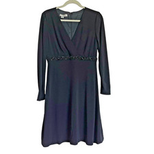 Kay Unger Evening Sz Sm/Med. Beaded Cocktail Dress Cruise Formal Holiday Party