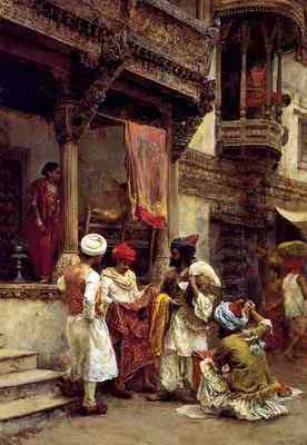 Blechschild Weeks Edwin The Silk Merchants A4 12x8 Aluminium