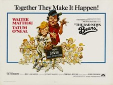 1976 THE BAD NEWS BEARS VINTAGE MOVIE POSTER PRINT STYLE B 27x36 9 MIL PAPER 1976 THE BAD NEWS BEARS VINTAGE MOVIE POSTER PRINT STYLE B 27x36 9 MIL PAPER