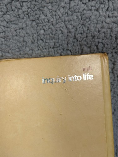 Vintage Inquiry Into Life Sylvia S Mader 4th Printing 1984 - Hardcover - RARE - Picture 4 of 16