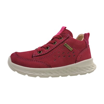 Superfit Breeze Kinderschuhe Mädchen Halbschuhe Schnürer Lauflern Rot