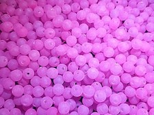 6mm Walleye Rig Custom Beads 100pk,250pk,500pk,1,000pk HOT PINK UV