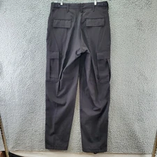 Combat Trousers Pants Mens SZ Medium Long Black Tactical Cargo Military Gorpcore