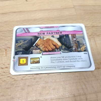 Terraforming Mars: Spring 2022 Prelude Promo Card New Partner