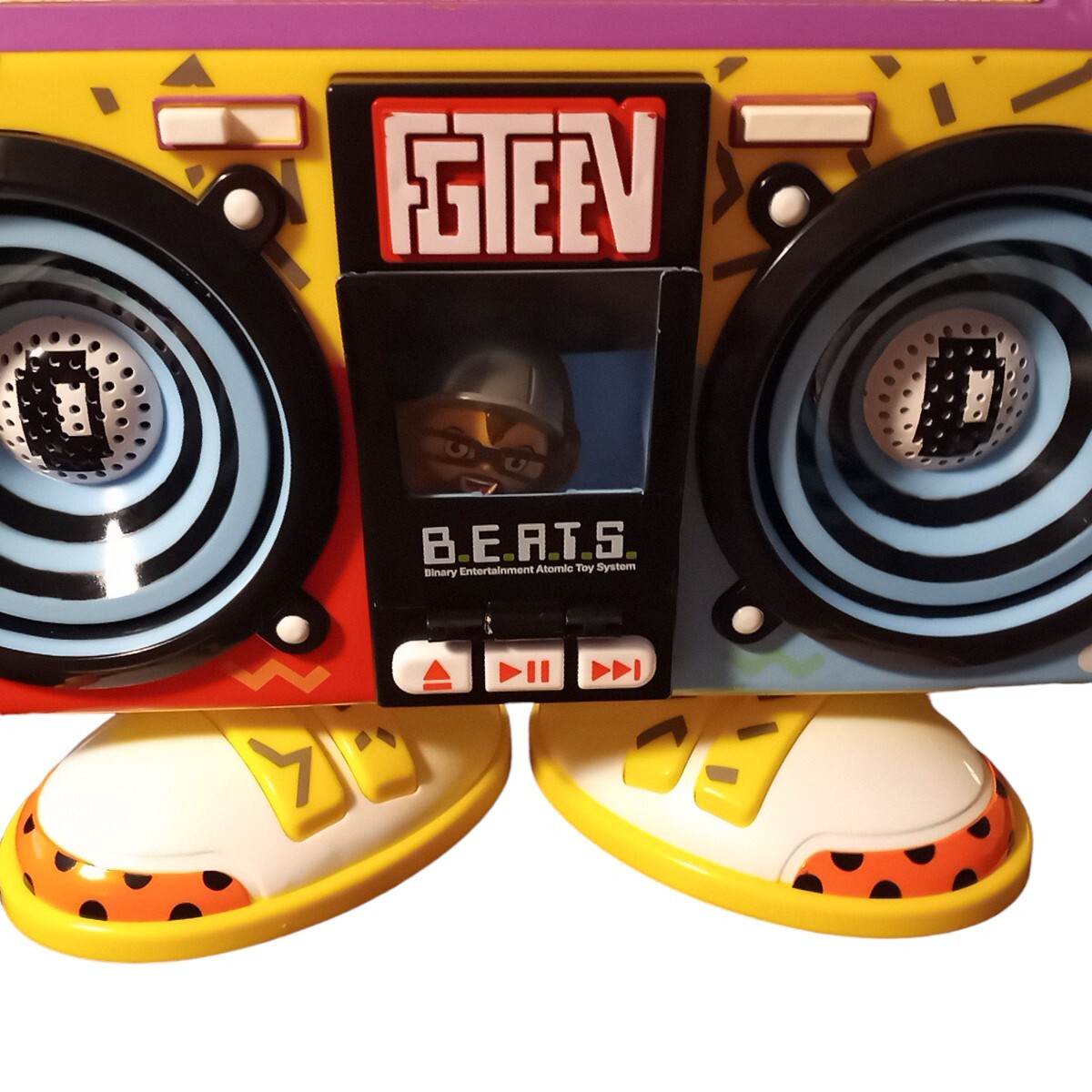 FGTeeV Mr. Beats Radio Boom Box Set Exclusive Mini Figure Yellow