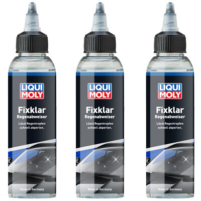 Liqui Moly Regenabweiser Fix-Klar 3x 125ml Versiegelung für Autoscheiben