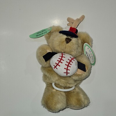 VTG Animal Baby Adventure Teddy Bear Plush Music Take Me Out To Ball Game READ