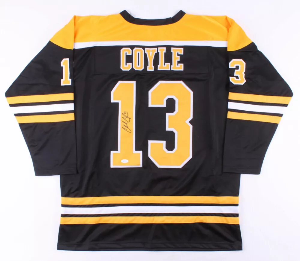 Lot Detail - Charlie Coyle - Photo Shoot-Worn Jersey - Winter