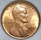 1955-D 1C Lincoln Wheat Cent Uncirculated 25uh0516-3