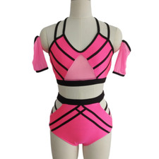 Nylon/Lycra Mesh Modern Dance Ballet Training Suit School Group Performance