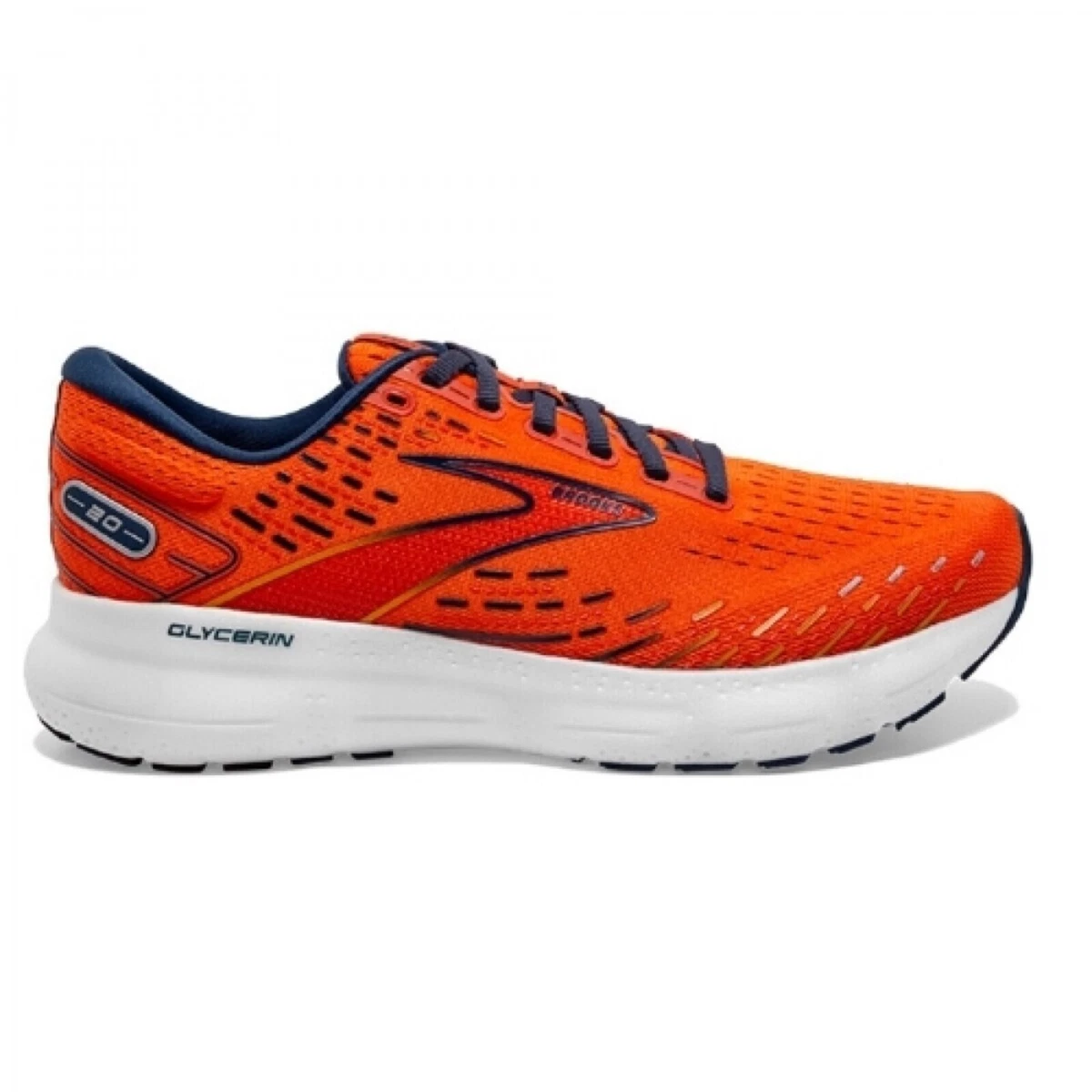 Brooks Glycerin 20 [1103821D843] Men Running Shoes Orange/Titan 