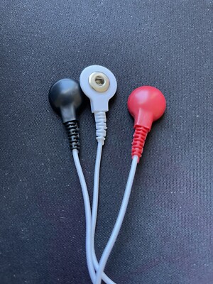 3 lead ECG leadwire Snap Cable 8ft Long for  Training Only  For Simulation Use