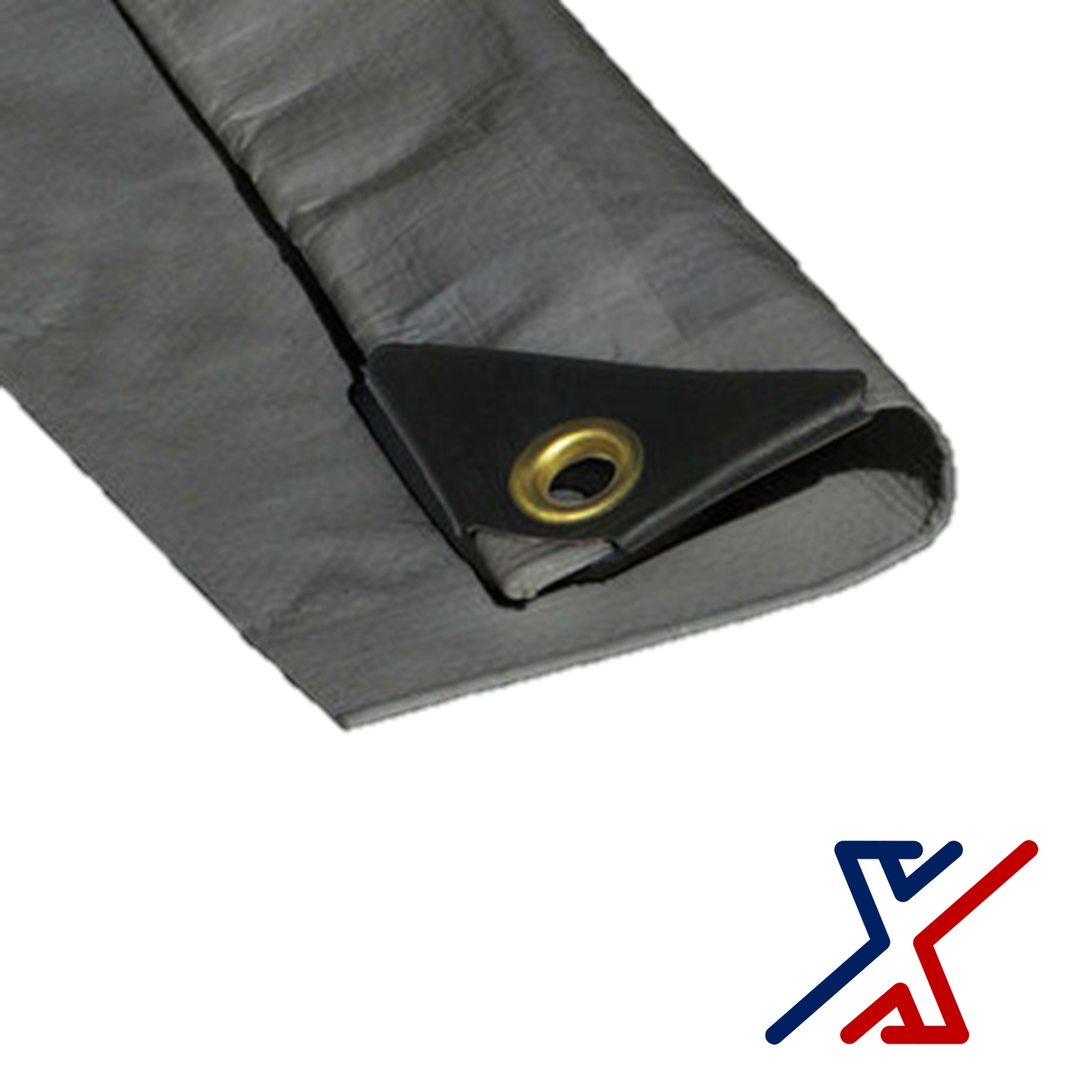12 x 12 Silver Color 10 Mil Heavy Duty Tarp / Canopy by X1Tools/Tarps