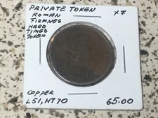 1834 Hard Times Token Roman Firmness Donkey Plain System Void Of Pomp