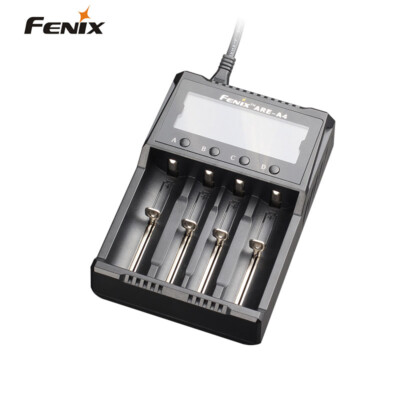 New Fenix ARE-A4 LCD Battery Charger ( 18650, 16340, 14500, 26650, AA, AAA, C )