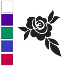 Rose Tribal Flower Art Vinyl Decal Sticker Multiple Colors Sizes 588