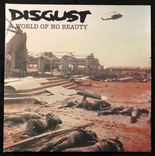 Image of Disgust - A World Of No Beauty + Thrown 2 x LP Colored Vinyl Album PUNK Record