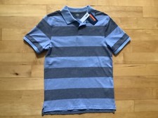 Mens Old Navy Flex Size S Moisture Wicking Blue Short Sleeve Polo Shirt NWT