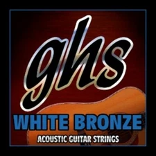 GHS WB-XL White Bronze Acoustic Guitar Strings (Extra Light Gauging)