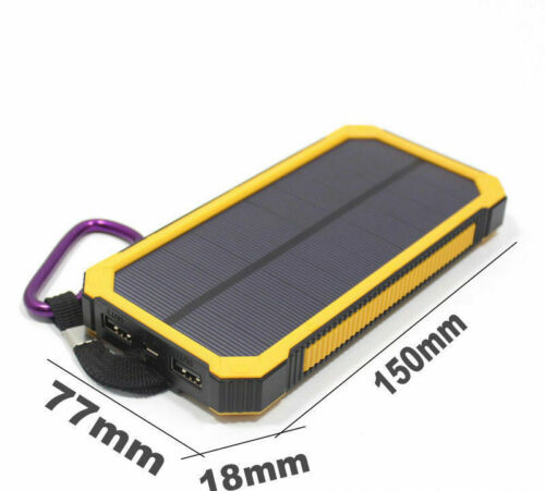 Solar Portable Charger Panel Dual USB Waterproof outdoor lot ALL SIZES & COLORS - Picture 42 of 92