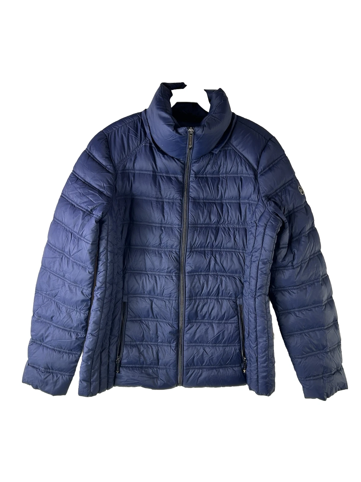 Cappotto imbottito Michael Kors donna medio impacchettabile piumino viola