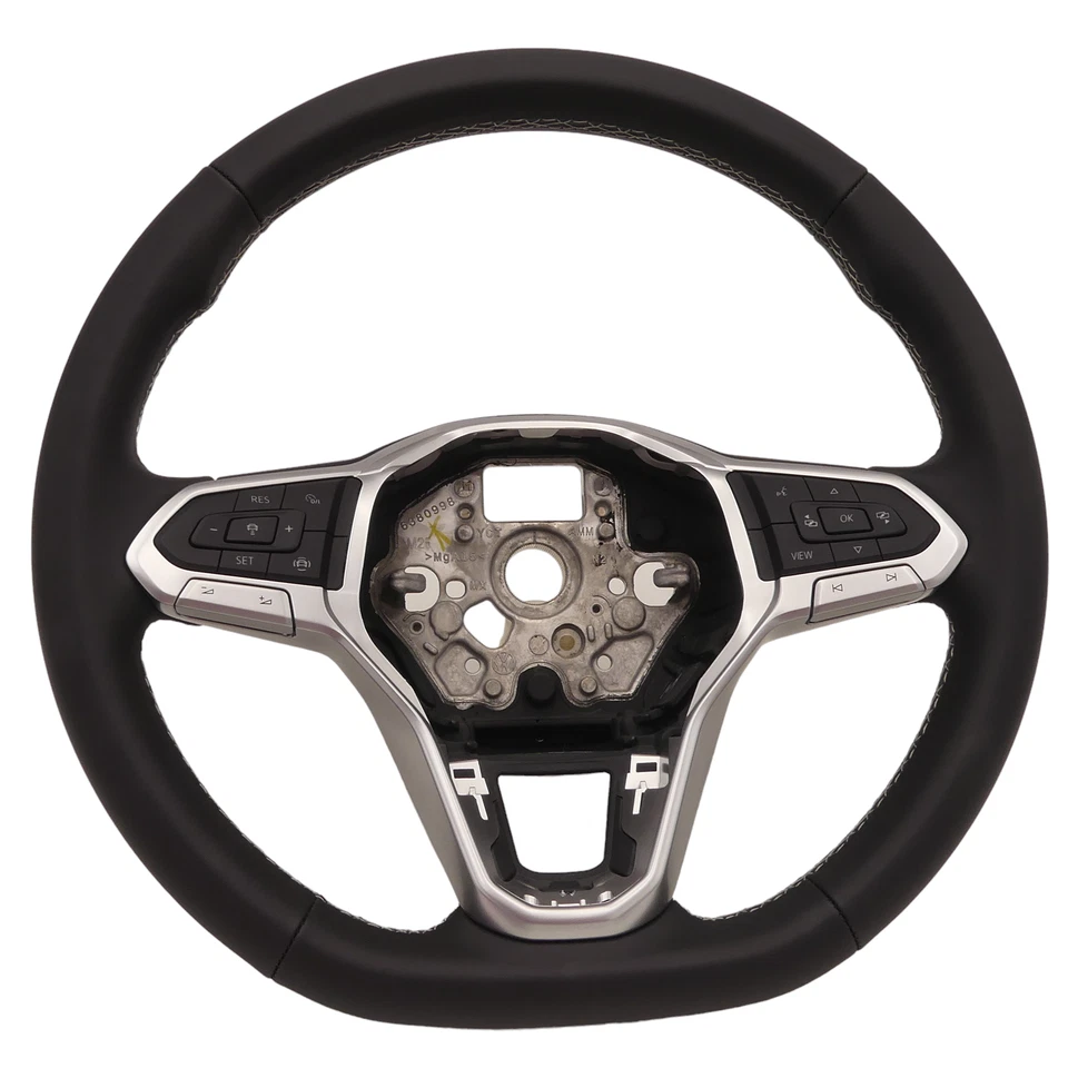Multifunktion Lenkrad ACC VW T6.1 Transporter Bus Multivan Caddy V SB Kunstleder - Bild 2 von 4