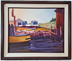 HOWARD LAYTE (1931-2014), Orig. / Canvas,  24" by 30", Maritime — photo 1