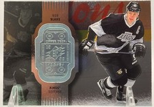 1998-99 SPX Finite Hockey Rob Blake Card #42 Upper Deck NHL Kings Serial # /9500