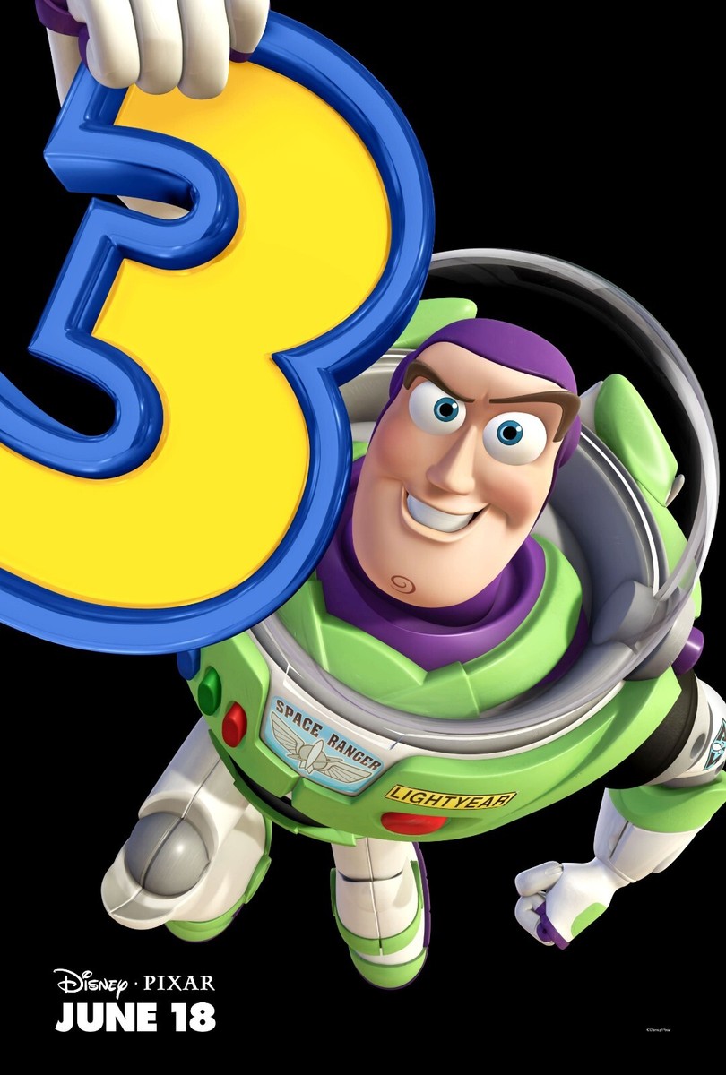 Toy Story 3 movie poster print - 11 x 17 inches - Buzz Lightyear