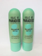 ISLE OF PARADISE HELLO GOLDEN GLOW  SELF-TANNING BUTTER 6.76 OZ (LOT OF 2)