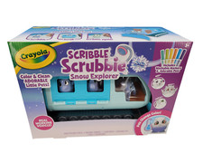 Crayola Scribble Scrubbie Pets Arctic Snow Explorer Vehicle 3 Color Wash Pet