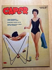 CAPER Magazine August 1957 Vol. 1 #9 PIN-UP & Glamour FILE COPY Fine/Very Fine