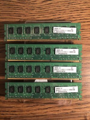 2 Barrettes Mémoire ASint DDR3 1GB (2x1GB) - PC3-1333 (SSY3128M8-EDJEF) - Occasion