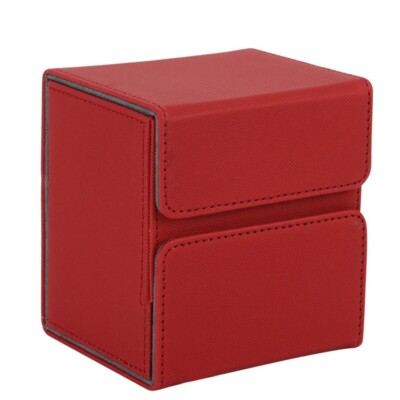 Deck Box with Dice Tray - Fits 120 single sleeved TCG Cards (MTG, Pokemon, etc.)