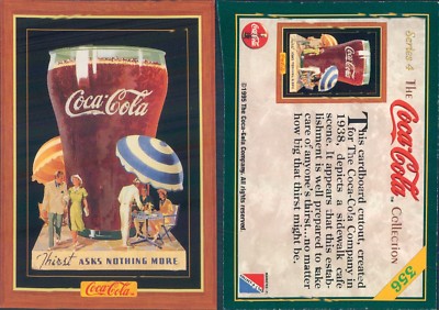 R@R@ Und Original Karte U.S.A*COCA COLA, Vierte Serie-N.356*-Neu, Perfekt-N.536