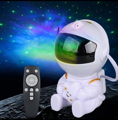 Astronaut Star Projector Galaxy Light Kid 8 Modes Remote New in Box