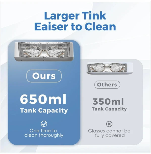 Ultrasonic Jewelry Cleaner 48 kHz – Portable Ring & Gemstone Cleaning Machine