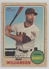 2017 Topps Heritage High Number Flip Stock Mac Williamson #629 0b0