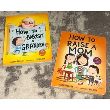 Jean Reagan 2 Board Books Grandpa  Mom Themed